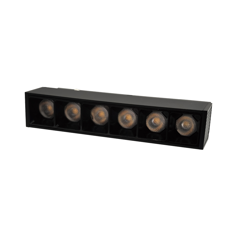 12W Anti-glare Magnetic Grille Spotlight the Six LED Chips