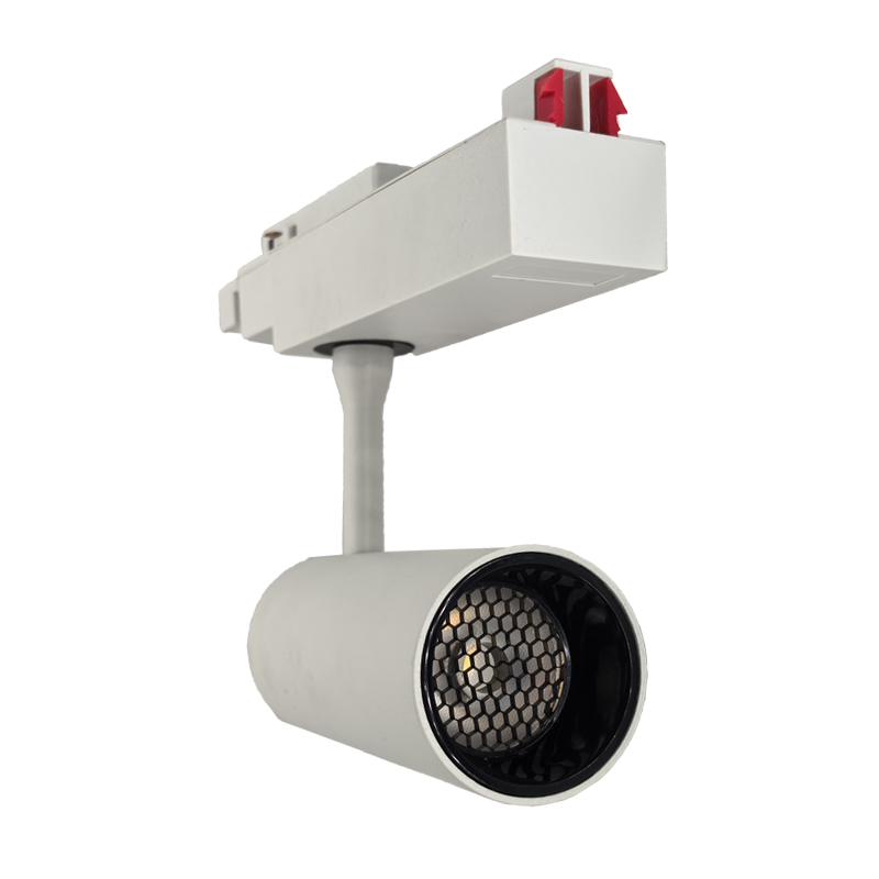 12W Anti-glare LED Track Light with White Shell