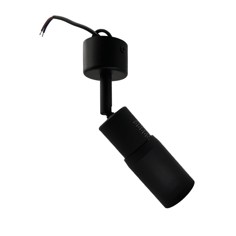 Telescopic Spotlight with Adjusting Projection Angle and Zoomable Beam Angle