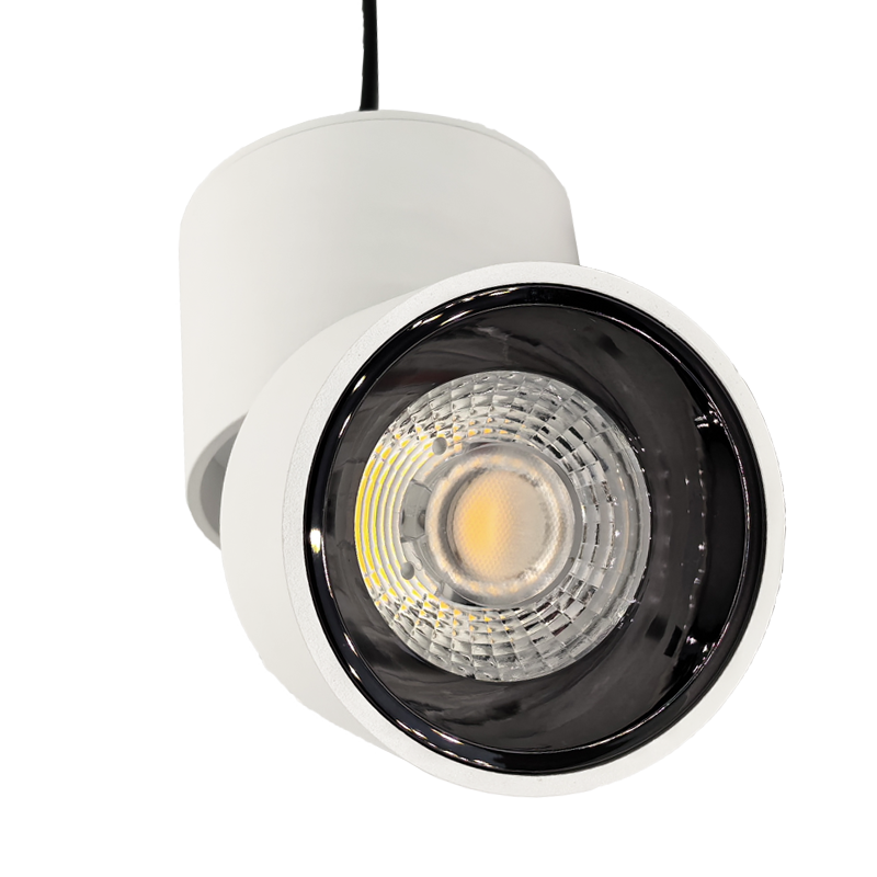 9W White Foldable Surface Mounted Spotlight 