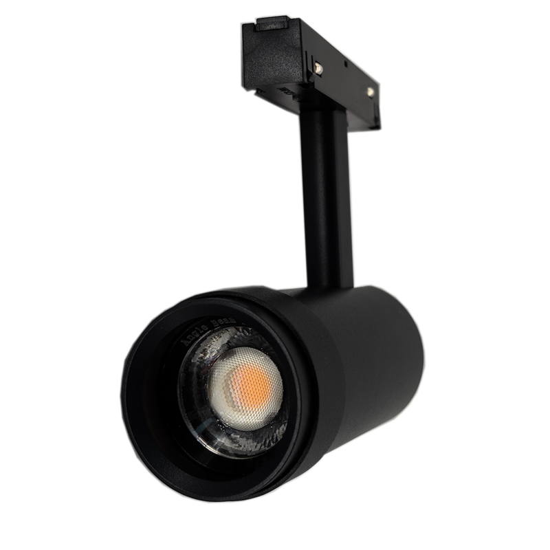 Magnetic Track Spotlight with Rotating Scope to Adjust Beam Angle
